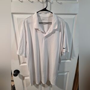 Nike Men's White Golf Polo